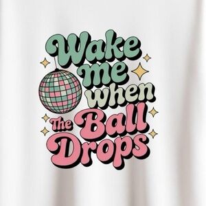 New Years Disco Ball groovy party  t-shirt S M L Xl black New Retro